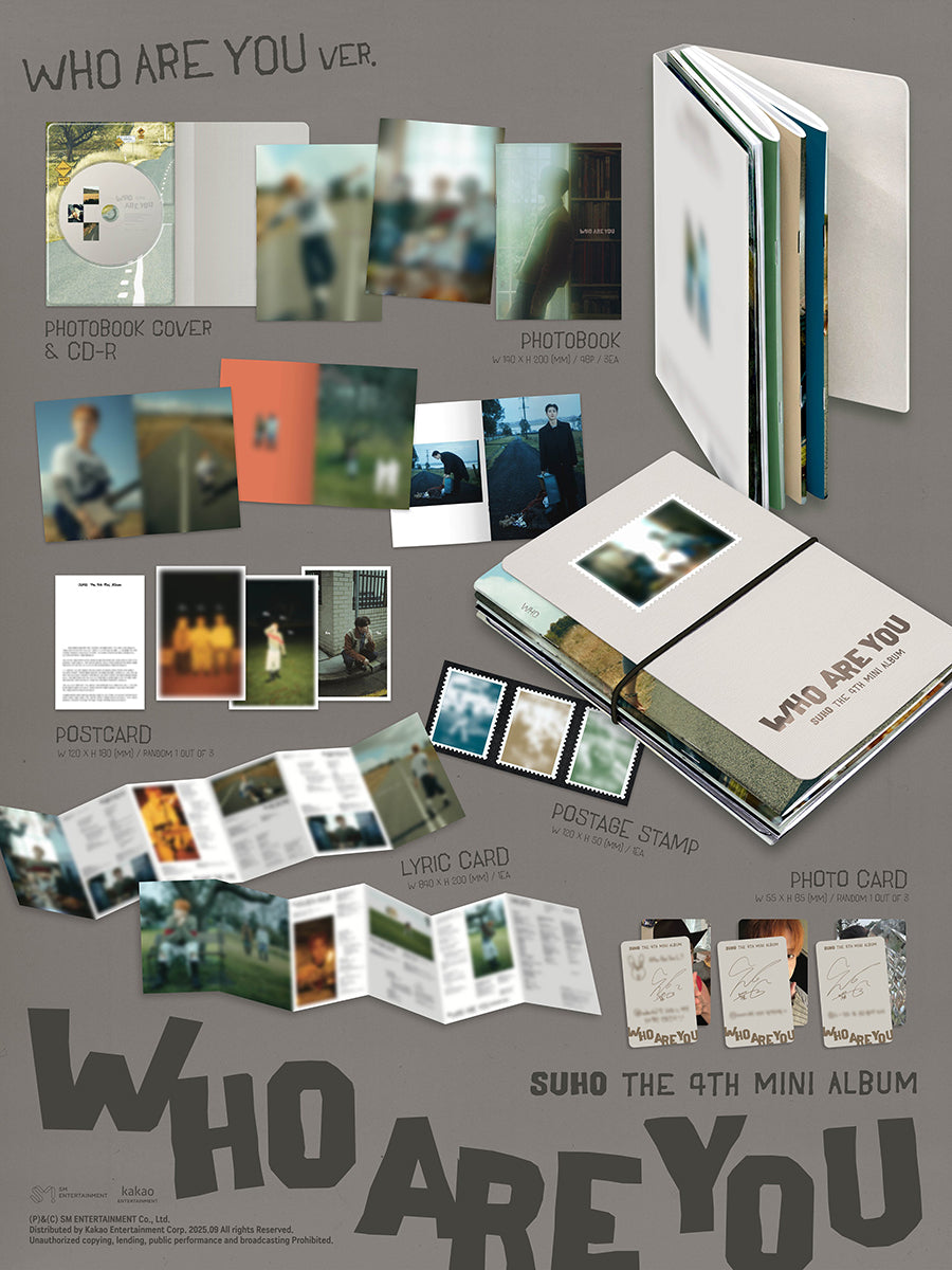 SUHO 4TH MINI ALBUM - WHO ARE YOU (WHO ARE YOU VER.)