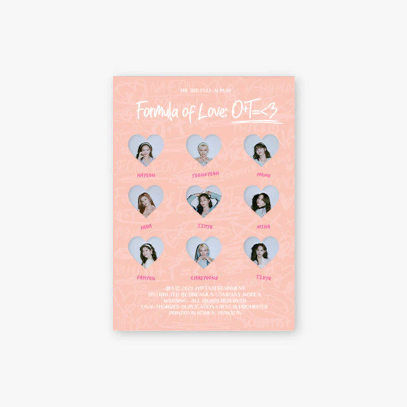 TWICE VOL. 3 - FORMULA OF LOVE: O+T=<3