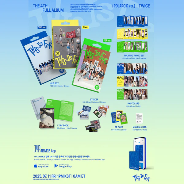 TWICE 4TH FULL ALBUM - THIS IS FOR (POLAROID VER.)