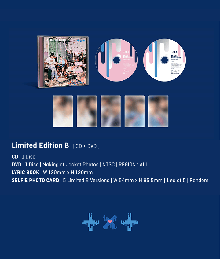 TOMORROW X TOGETHER (TXT) 1ST SINGLE ALBUM - CHAOTIC WONDERLAND (JAPANESE ALBUM)
