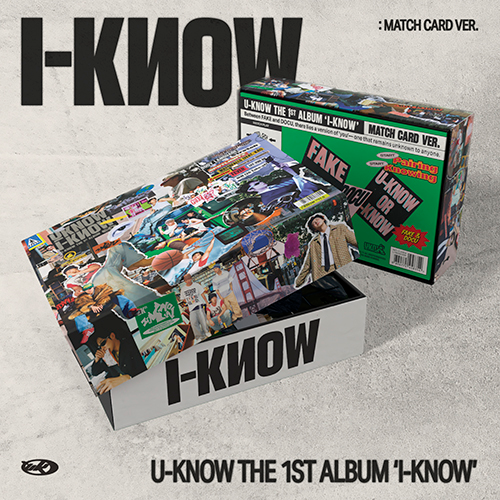 U-KNOW 1ST ALBUM - I-KNOW (MATCH CARD VER.) (SMART ALBUM)