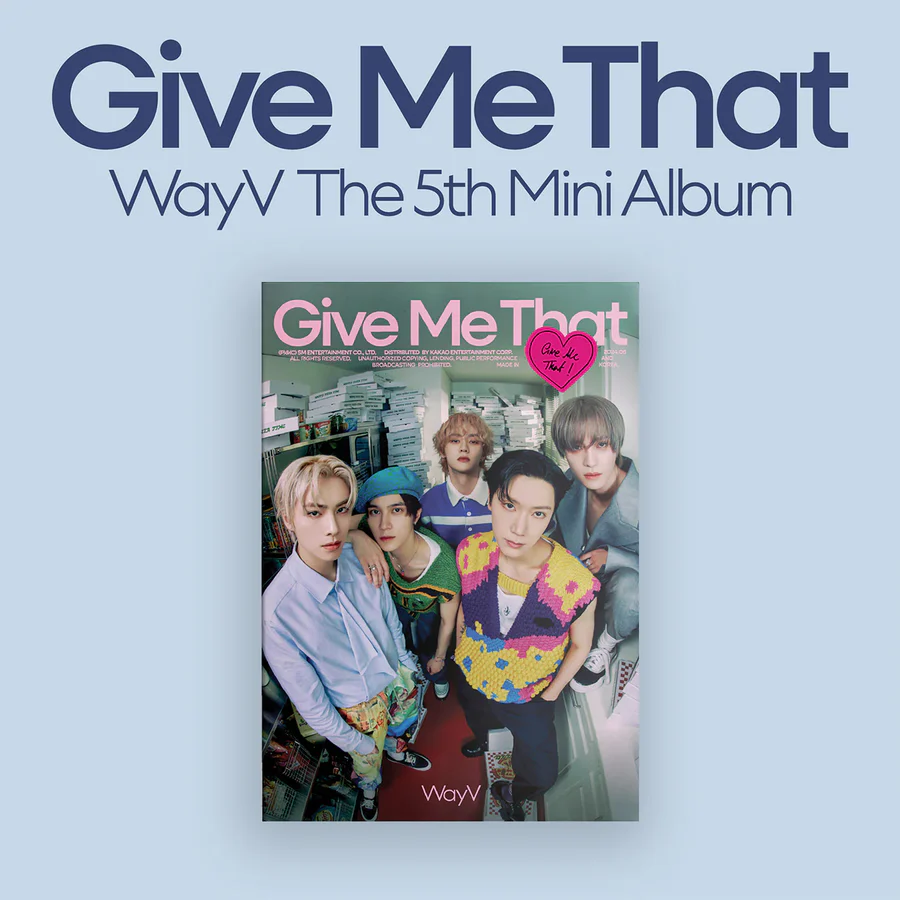 WAYV 5TH MINI ALBUM - GIVE ME THAT (PHOTOBOOK VERSION)