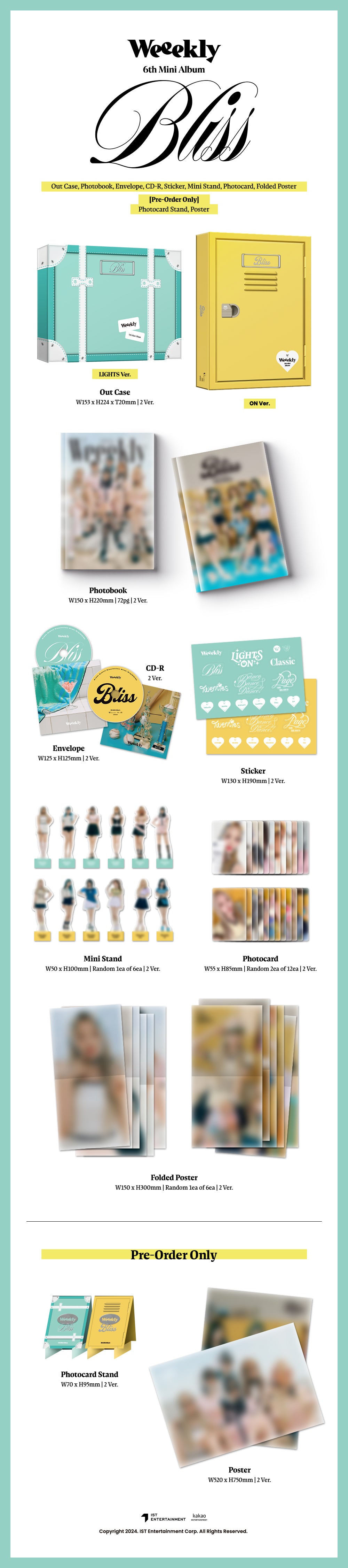 WEEEKLY 6TH MINI ALBUM - BLISS