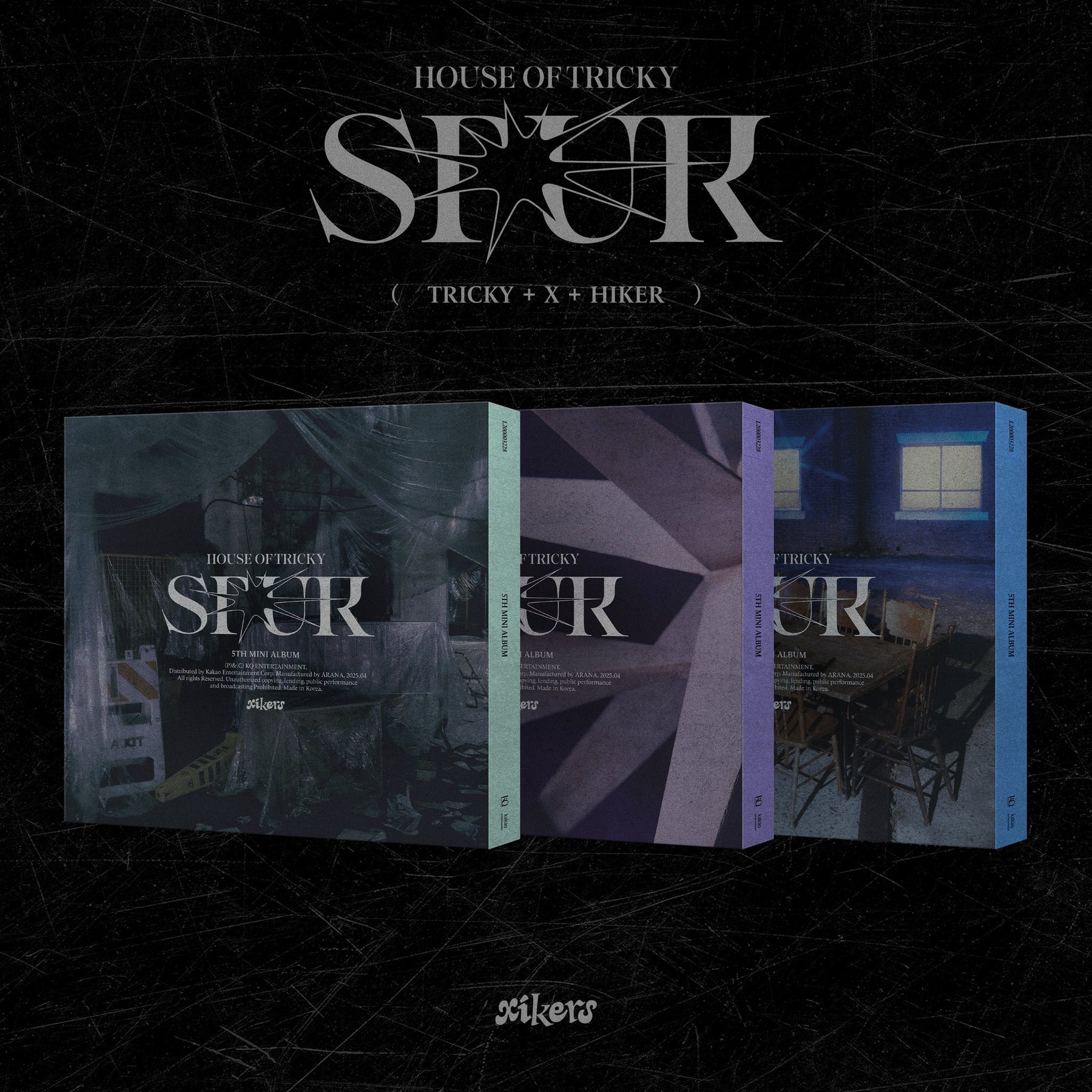 XIKERS 5TH MINI ALBUM - HOUSE OF TRICKY : SPUR