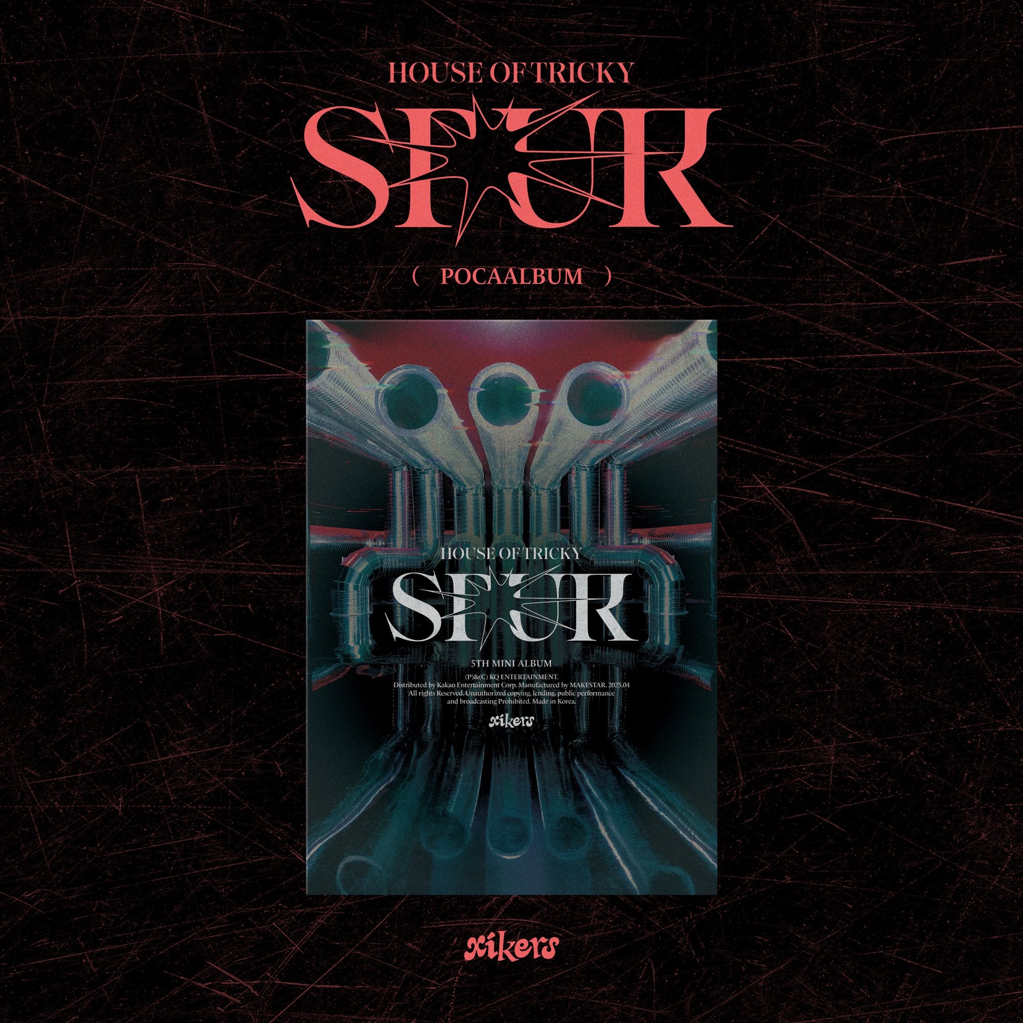 XIKERS 5TH MINI ALBUM - HOUSE OF TRICKY : SPUR (POCAALBUM)
