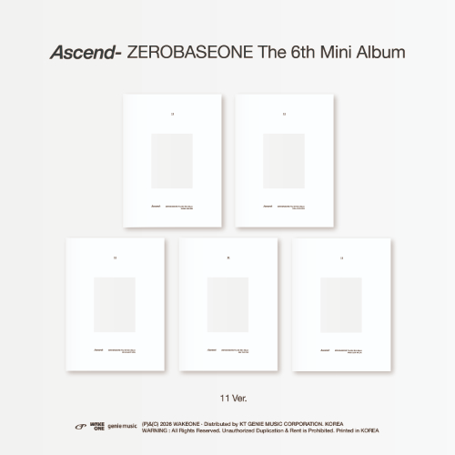 ZEROBASEONE THE 6TH MINI ALBUM - ASCEND- (11 VER.)