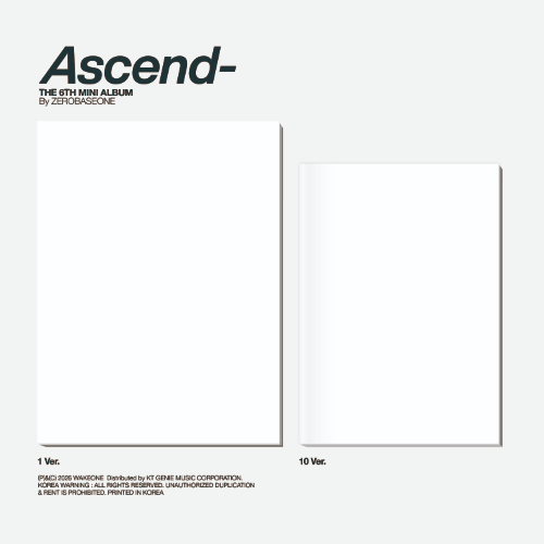 ZEROBASEONE THE 6TH MINI ALBUM - ASCEND-