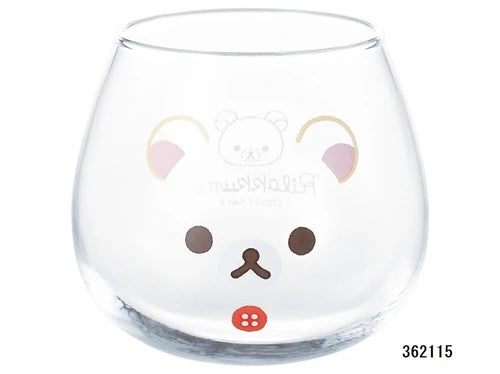 RILAKKUMA© Brown/White Japan Glass Tumbler