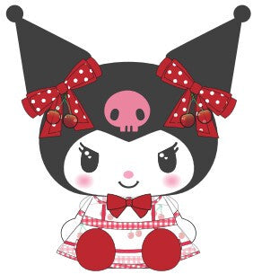 SANRIO© KUROMI Bow Red Dress Plush (Japan Edition)