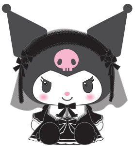 SANRIO© KUROMI Bow Red Dress Plush (Japan Edition)
