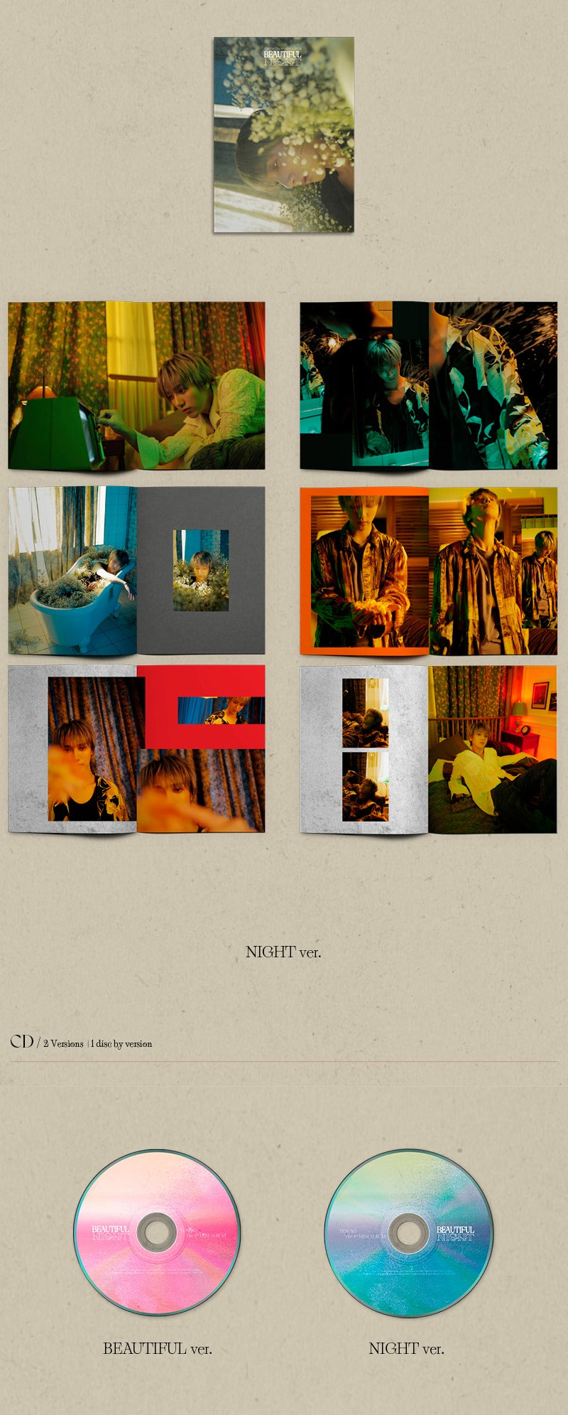 SUPER JUNIOR: YE SUNG MINI ALBUM VOL. 4 BEAUTIFUL NIGHT (PHOTOBOOK VERSION) (RANDOM VERSION)