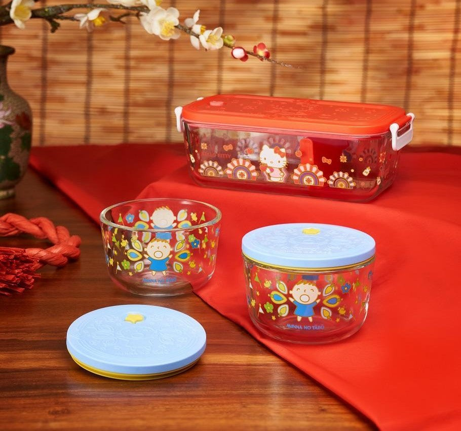 SANRIO© 7-Eleven Rectangle / Round Lunch Box (Hong Kong Edition)