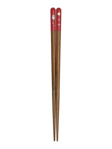 Blue + Red Chopsticks 2in1 Pair ( Made in Japan)