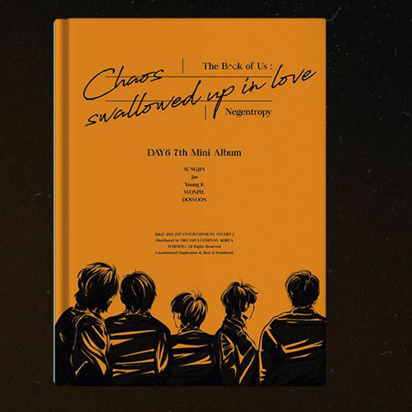 DAY6 MINI ALBUM VOL. 7 - THE BOOK OF US : NEGENTROPY - CHAOS SWALLOWED UP IN LOVE