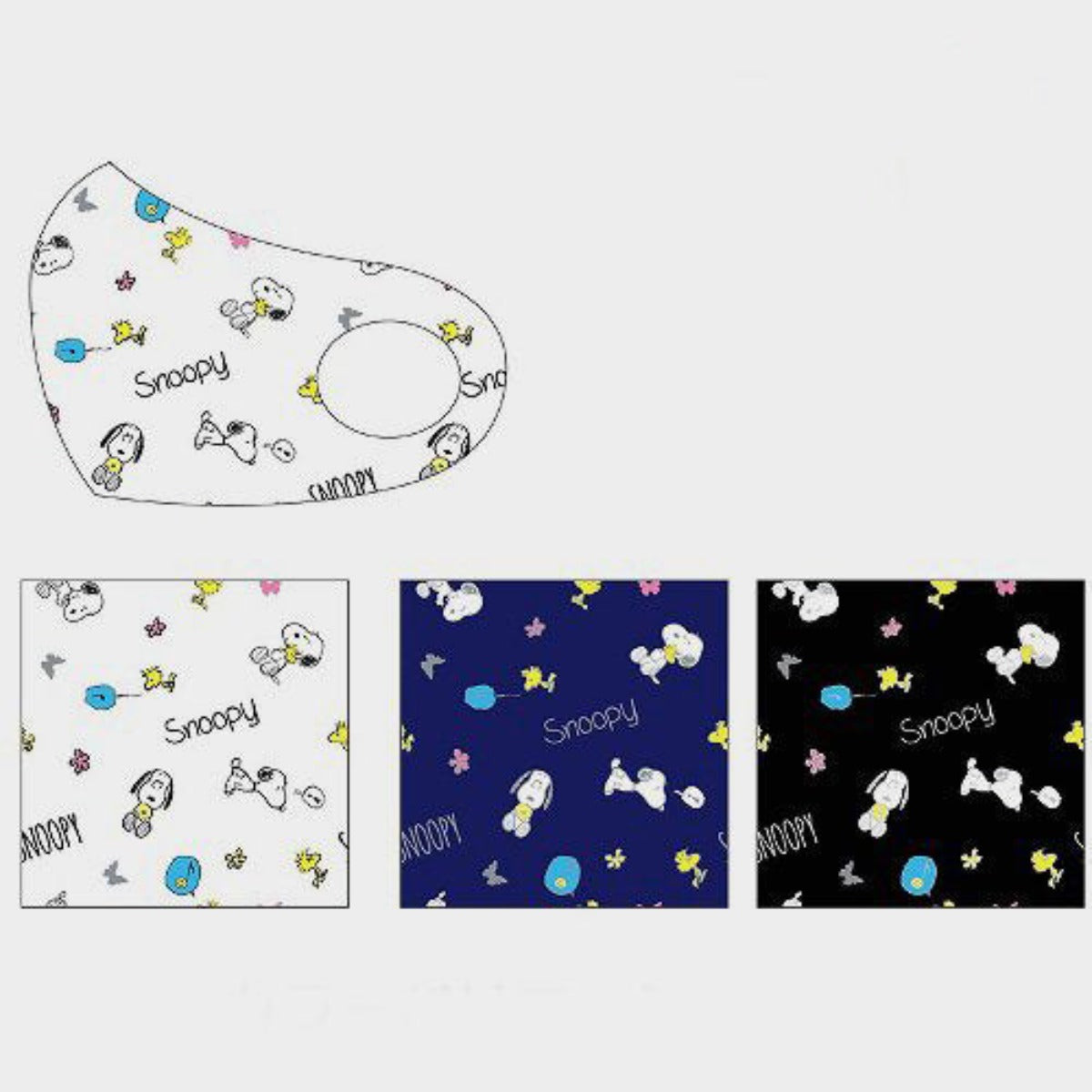 PEANUT SNOOPY Washable Fashion Mask
