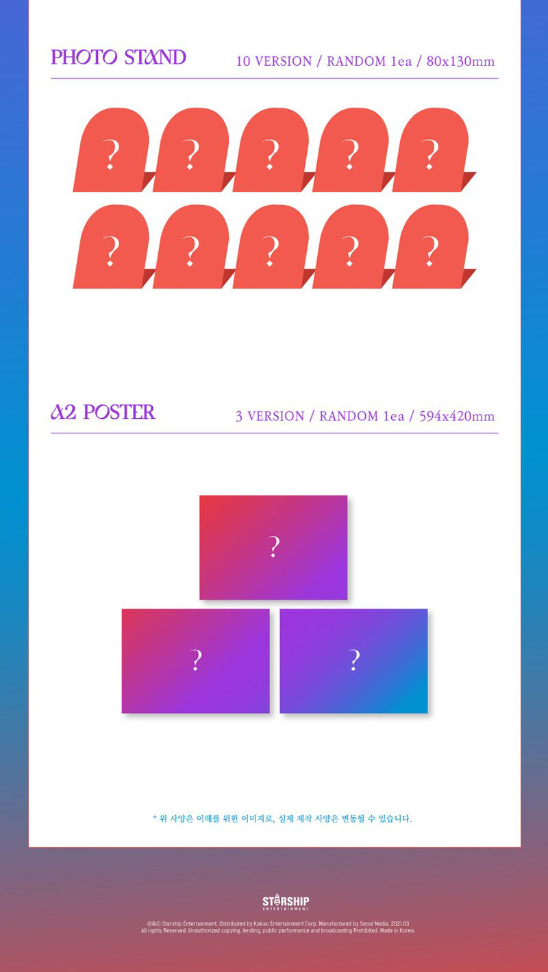 WJSN MINI ALBUM VOL. 9 - UNNATURAL (RANDOM VERSION)