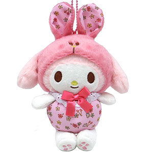 SANRIO© Floral Rabbit Hanging Plush (Japan Edition)