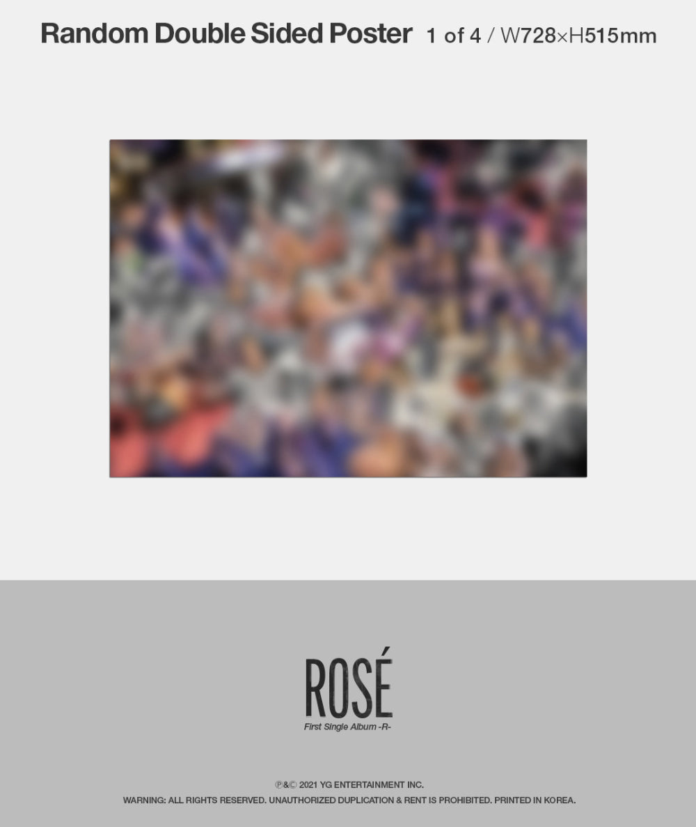 BLACKPINK: Rosé Single Album Vol. 1 -R- - Broadcast Entertainment & Fantasia