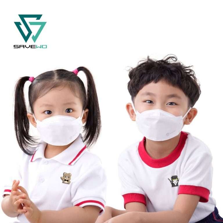 Savewo 3DMasks Kids KF White L Size LeveL 3 Mask - (30 Packs) (Hong Kong Edition)