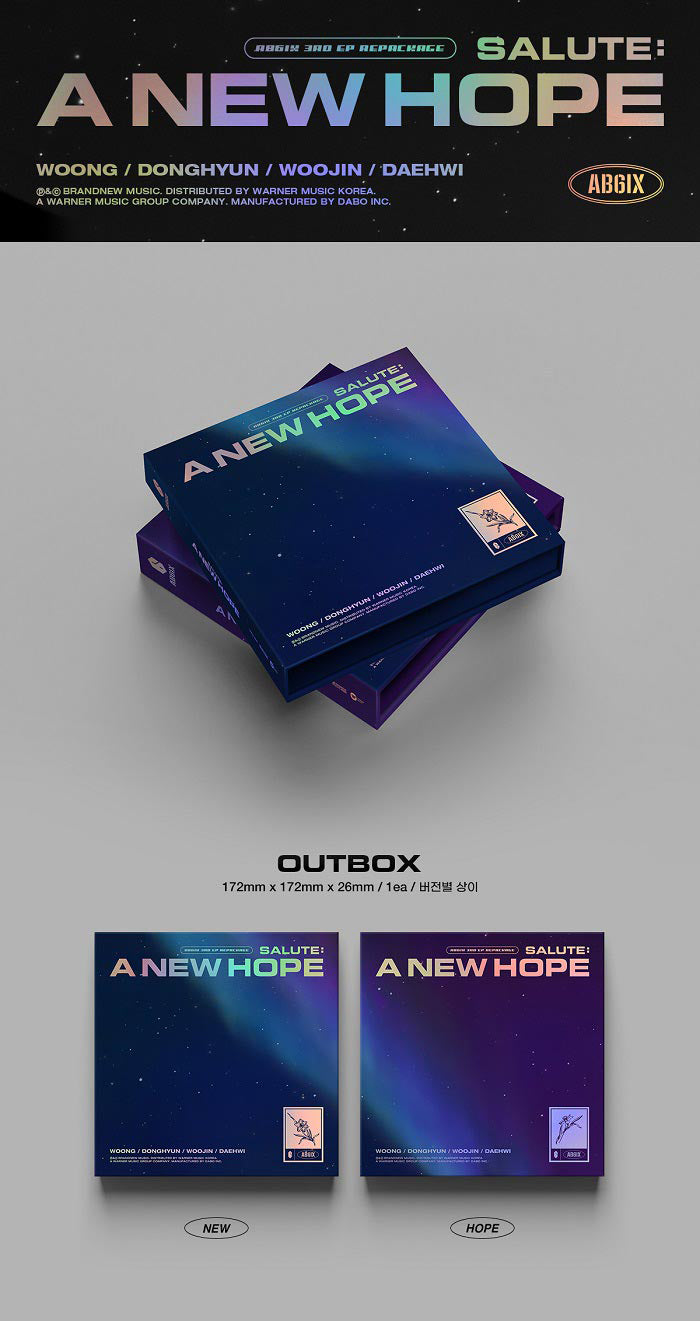 AB6IX EP ALBUM VOL. 3 REPACKAGE - SALUTE : A NEW HOPE