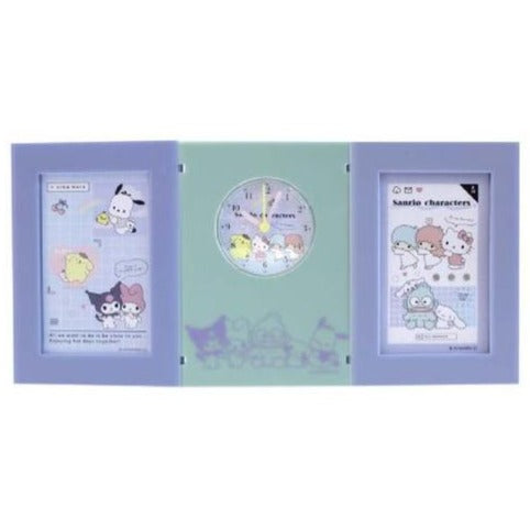 SANRIO© Clock with Pen Holder & 2 Photo Frames (Japan Edition)