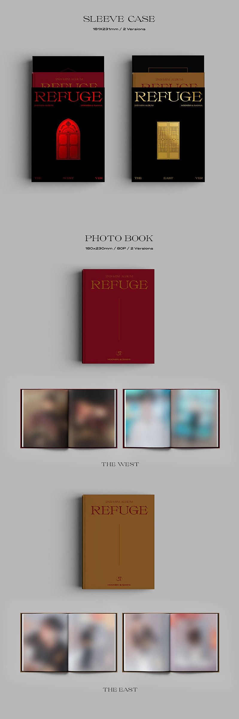 ASTRO: MOONBIN & SANHA MINI ALBUM VOL. 2 - REFUGE