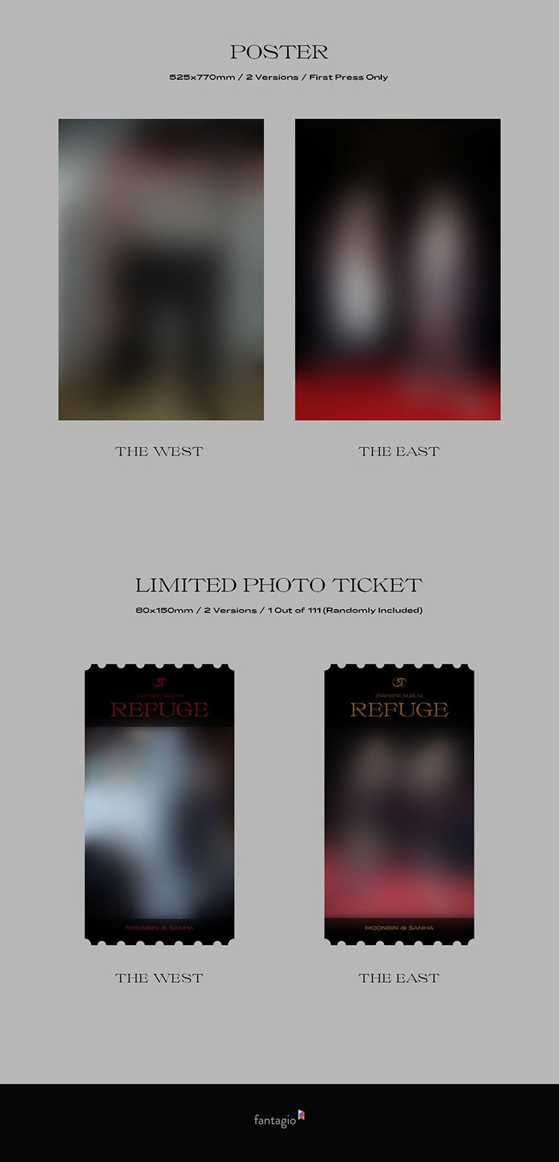 ASTRO: MOONBIN & SANHA MINI ALBUM VOL. 2 - REFUGE