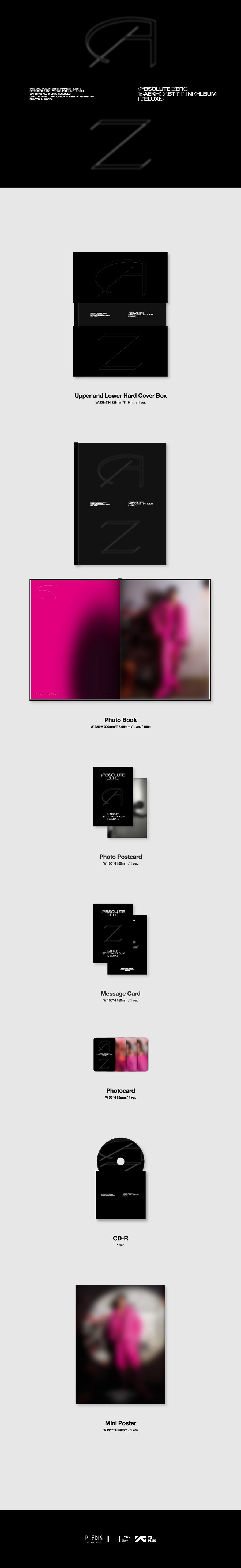 Baek Ho Mini Album Vol. 1 - Absolute Zero (Deluxe Version)