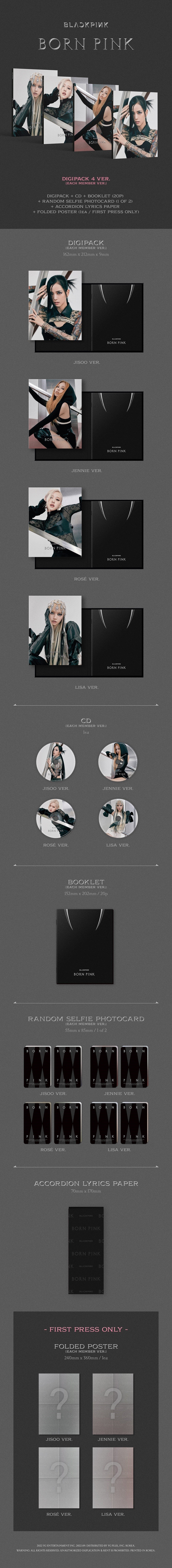 BLACKPINK VOL. 2 - BORN PINK (DIGIPACK VERSION)