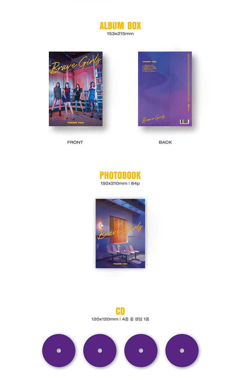 Brave Girls Mini Album Vol. 6 - Thank You