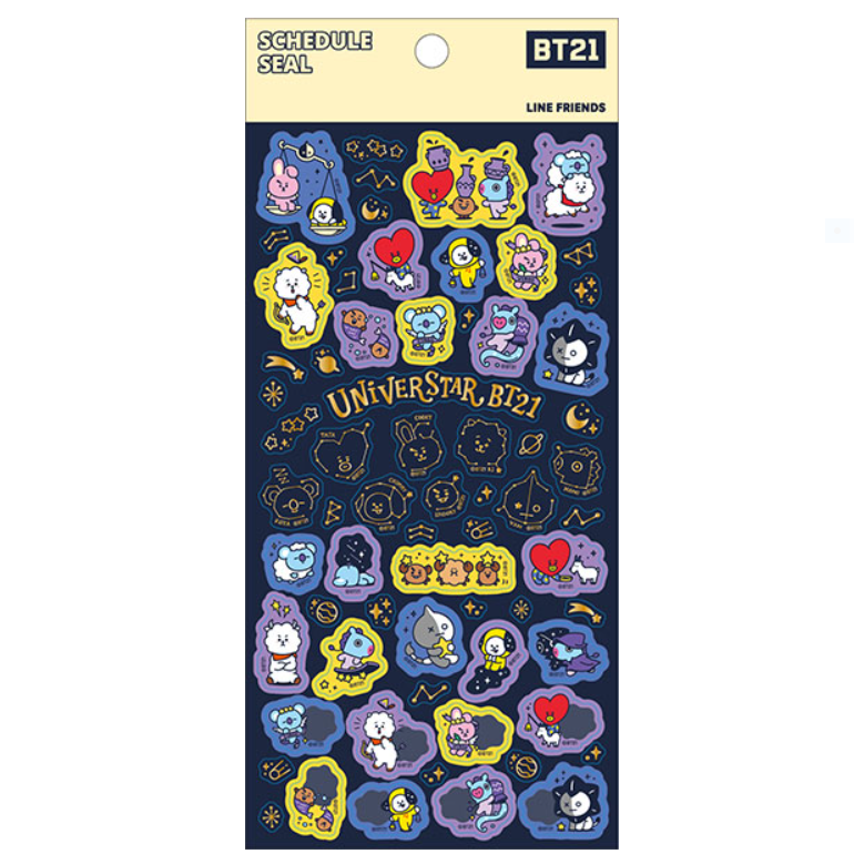 BT21© Schedule Seal Sticker Sheets (Japan Edition)