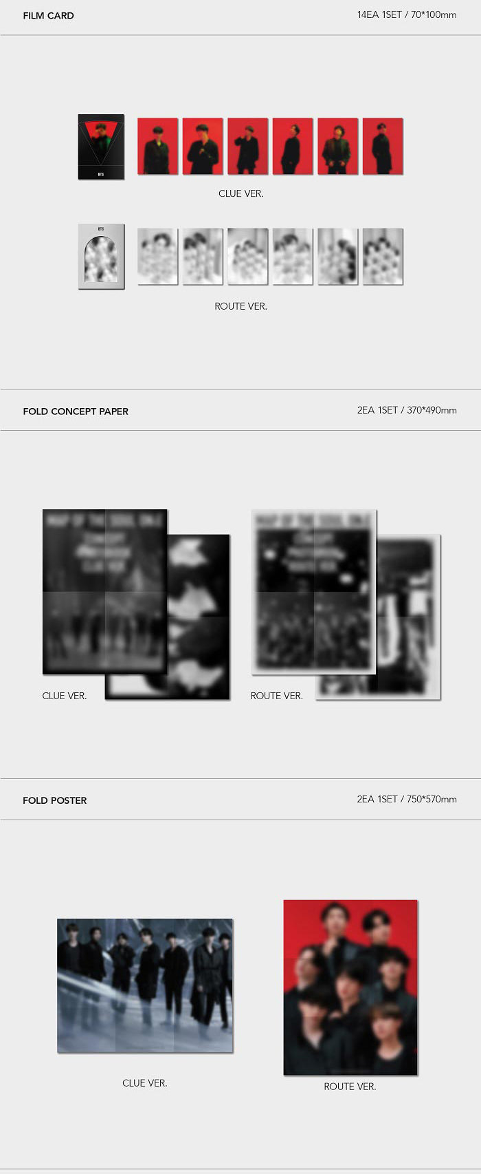 BTS - MAP OF THE SOUL ON:E CONCEPT PHOTOBOOK