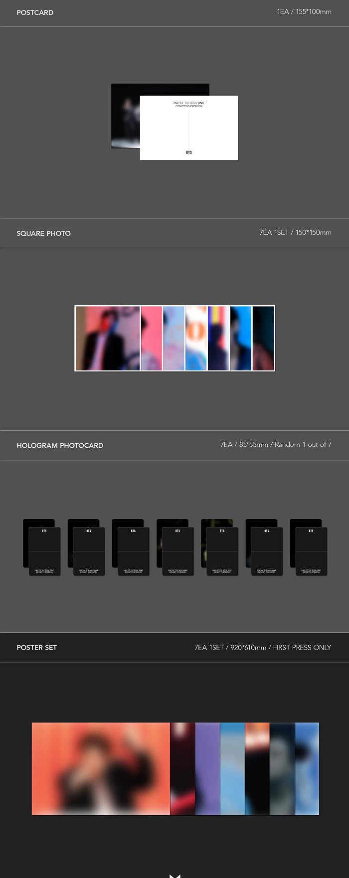 BTS - MAP OF THE SOUL ON:E CONCEPT PHOTOBOOK