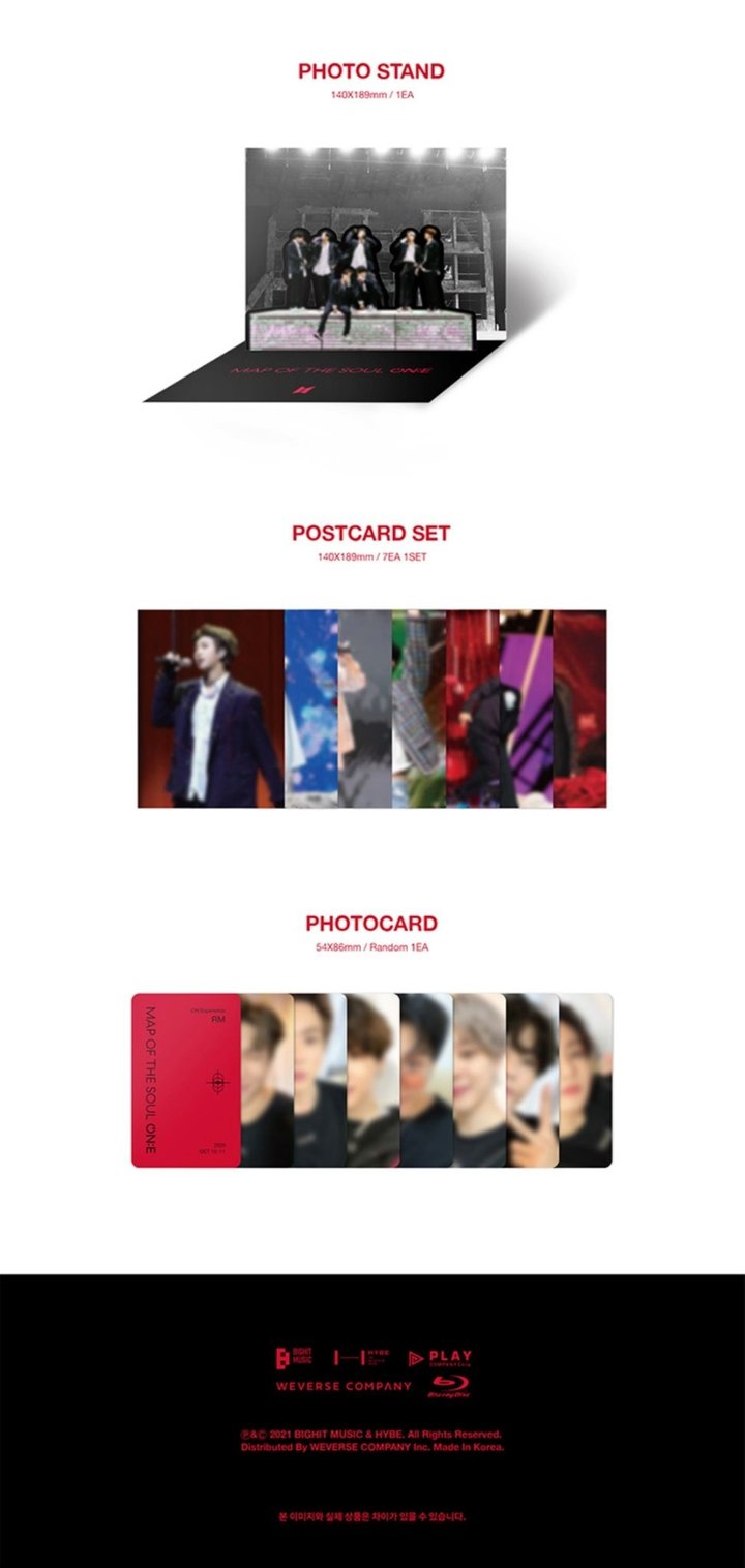 BTS MAP OF THE SOUL ON:E (BLU-RAY) (3-DISCS)