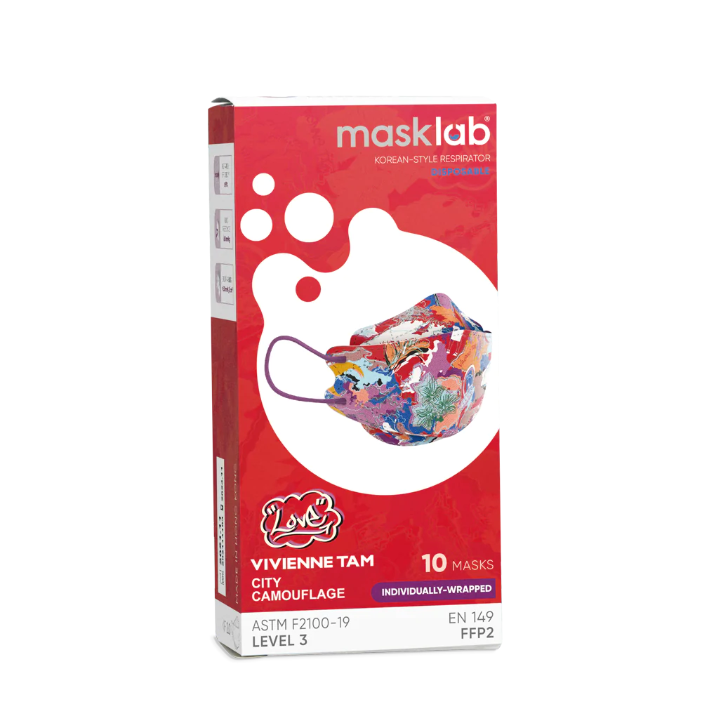 MaskLab Adult Korean-Style Respirators 2.0 Mask (10-Pack)