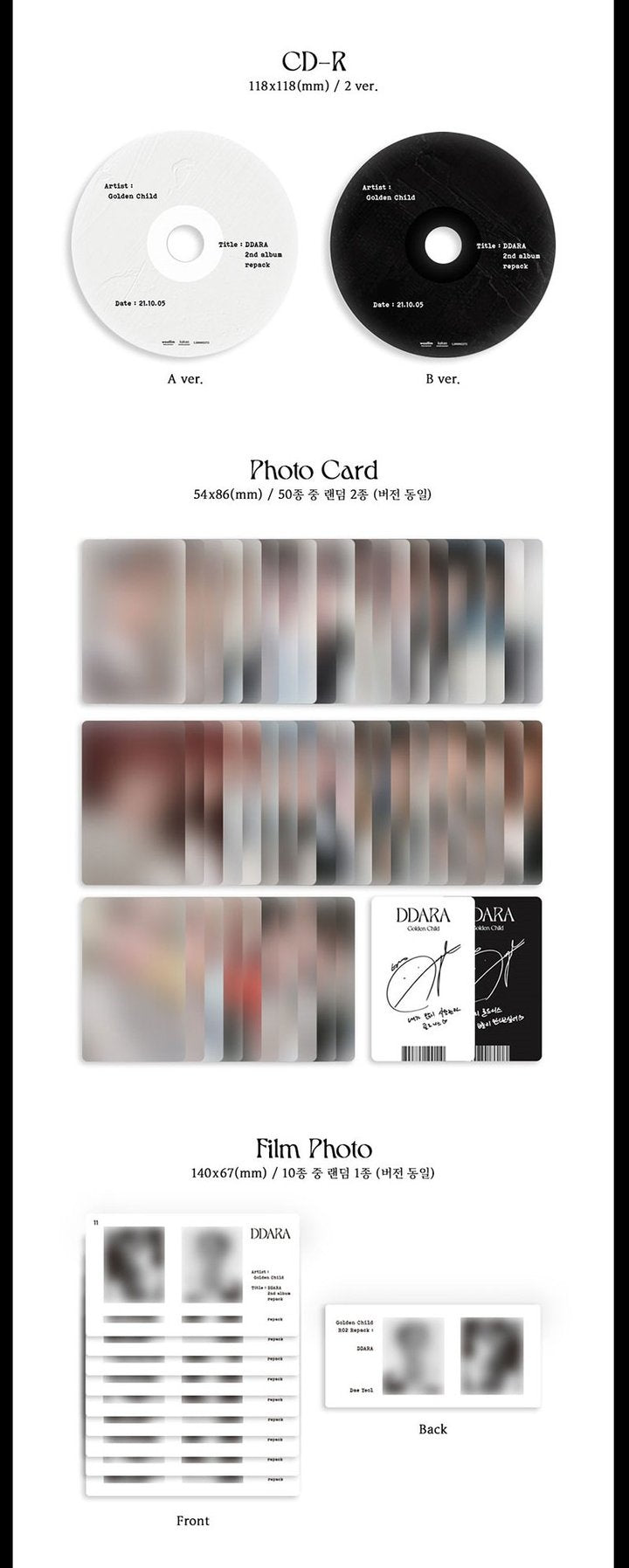 Golden Child Vol. 2 Repackage - DDARA