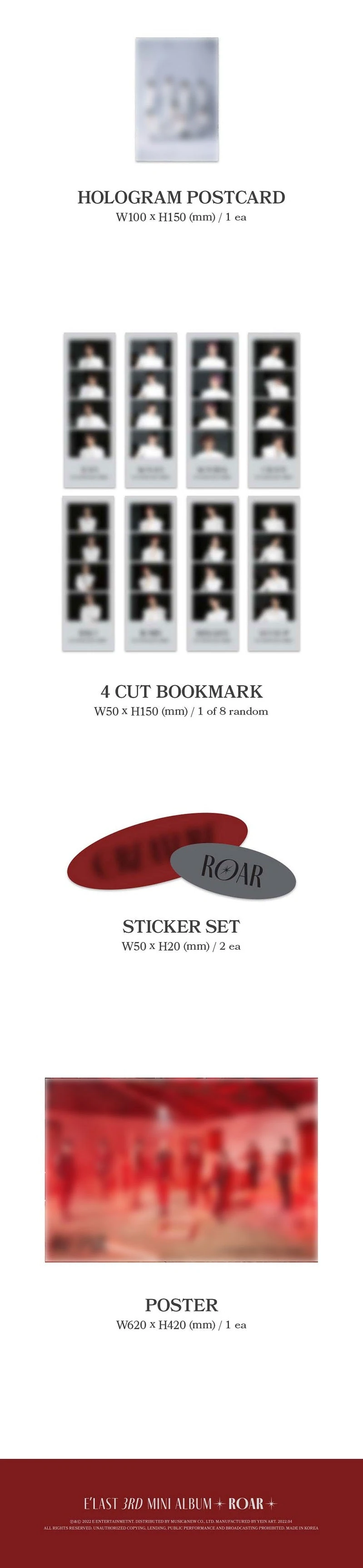 E'LAST Mini Album Vol. 3 - ROAR