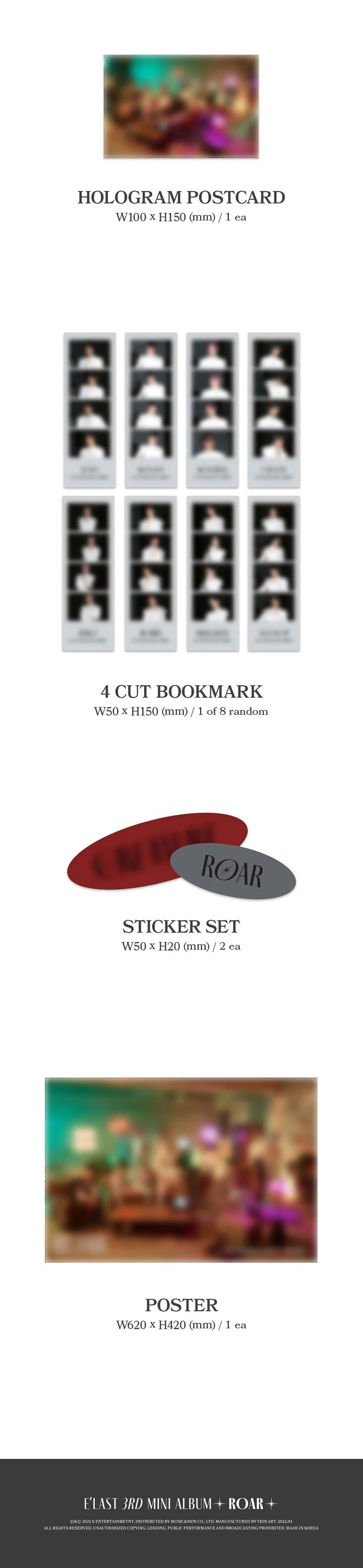 E'LAST Mini Album Vol. 3 - ROAR