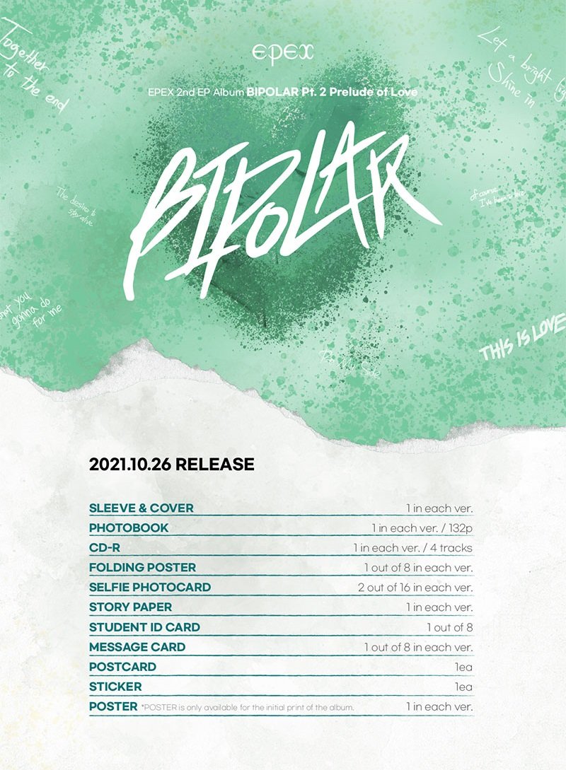EPEX EP Album Vol. 2 - Bipolar Pt.2 Prelude of Love