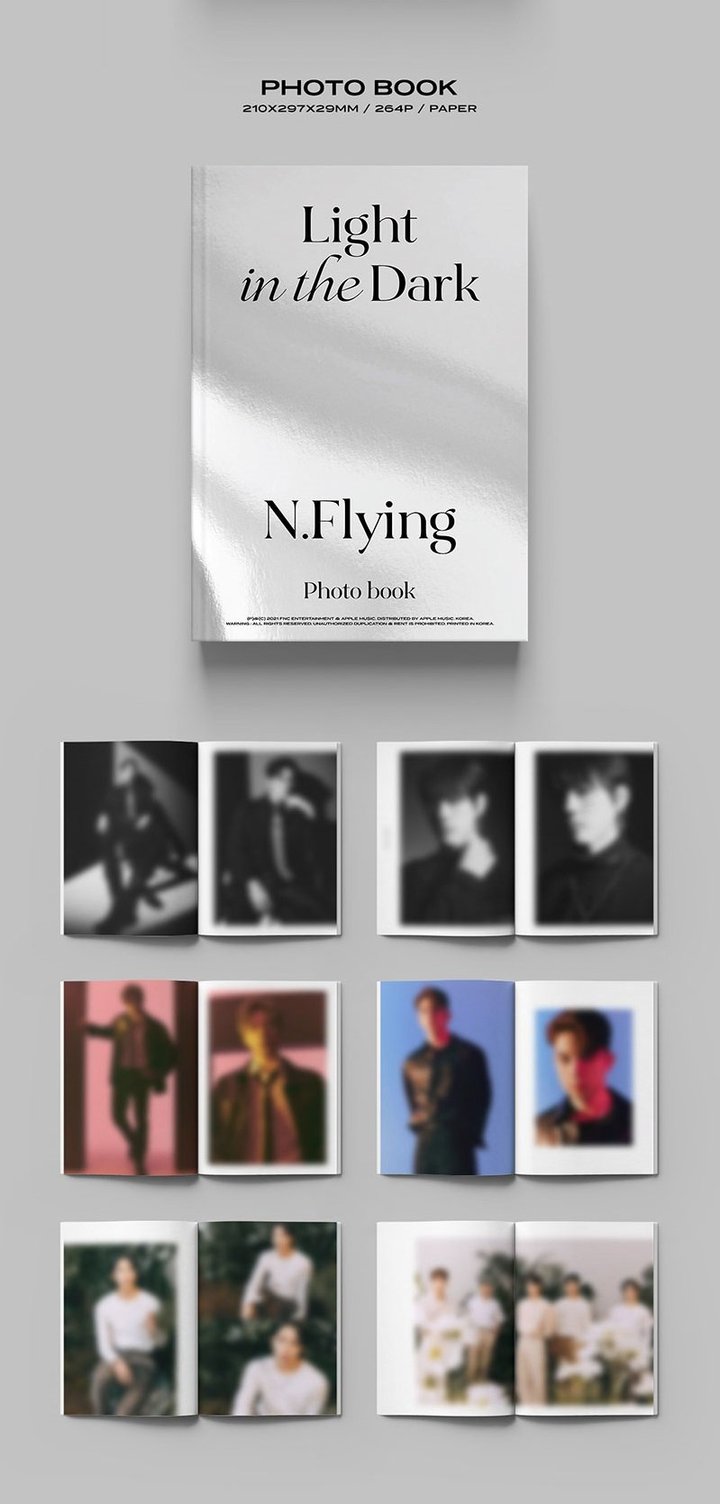 N.Flying 1st Photo Book - Light in the Dark