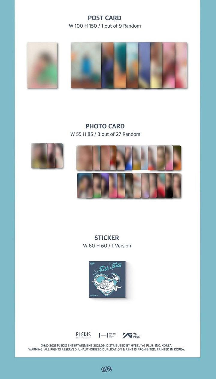 FROMIS_9 SPECIAL SINGLE ALBUM - TALK & TALK (LIMITED EDITION)