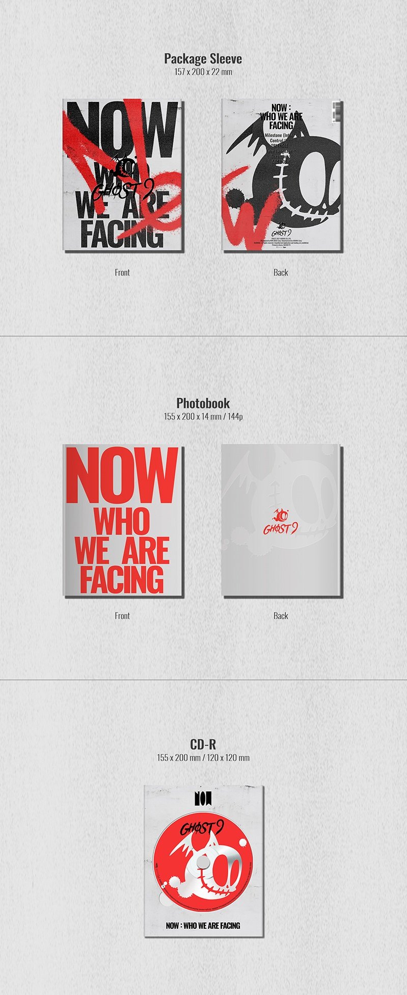 GHOST9 Mini Album Vol. 5 - NOW: Who We Are Facing