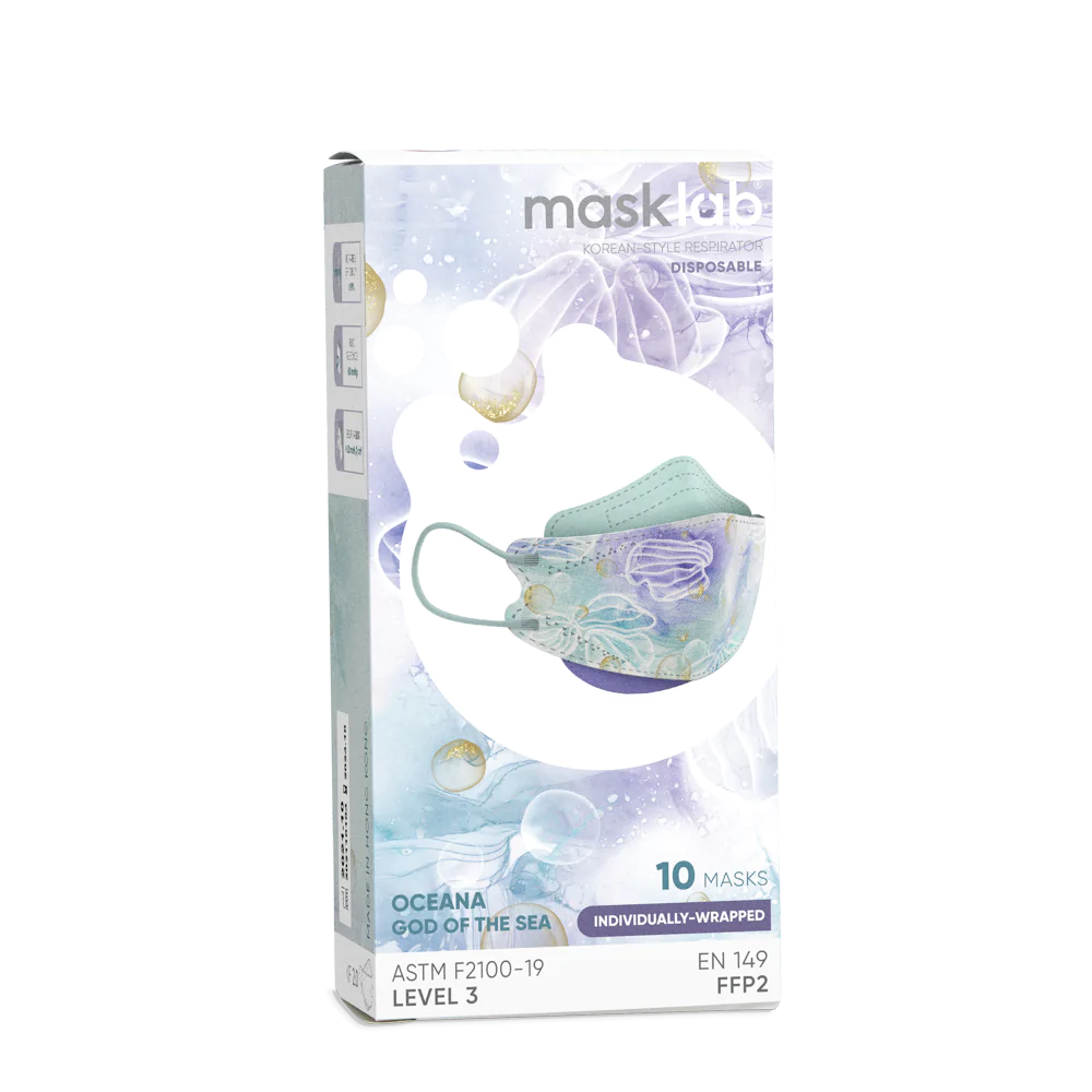 MaskLab Adult Korean-Style Respirators 2.0 Mask (10-Pack)