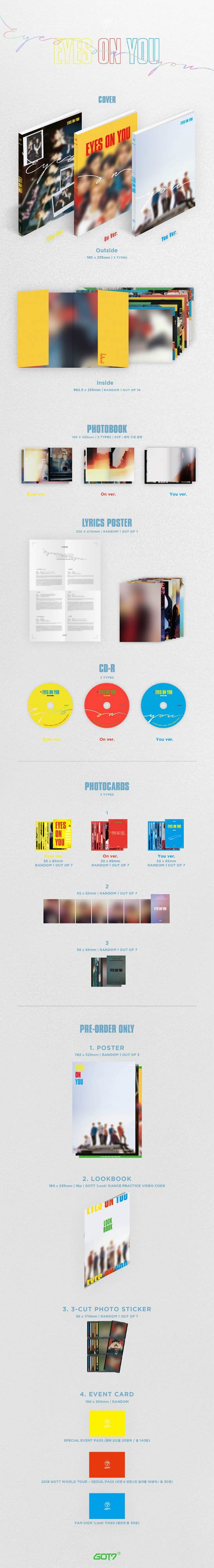 GOT7 MINI ALBUM - EYES ON YOU