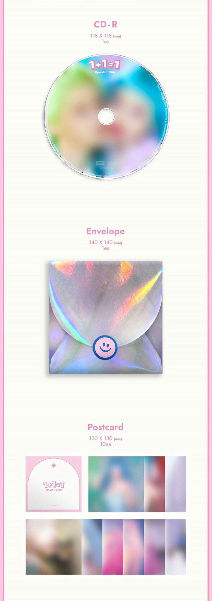 HYUNA & DAWN EP ALBUM VOL. 1 - 1+1=1