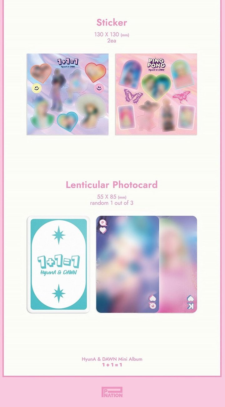 HYUNA & DAWN EP ALBUM VOL. 1 - 1+1=1