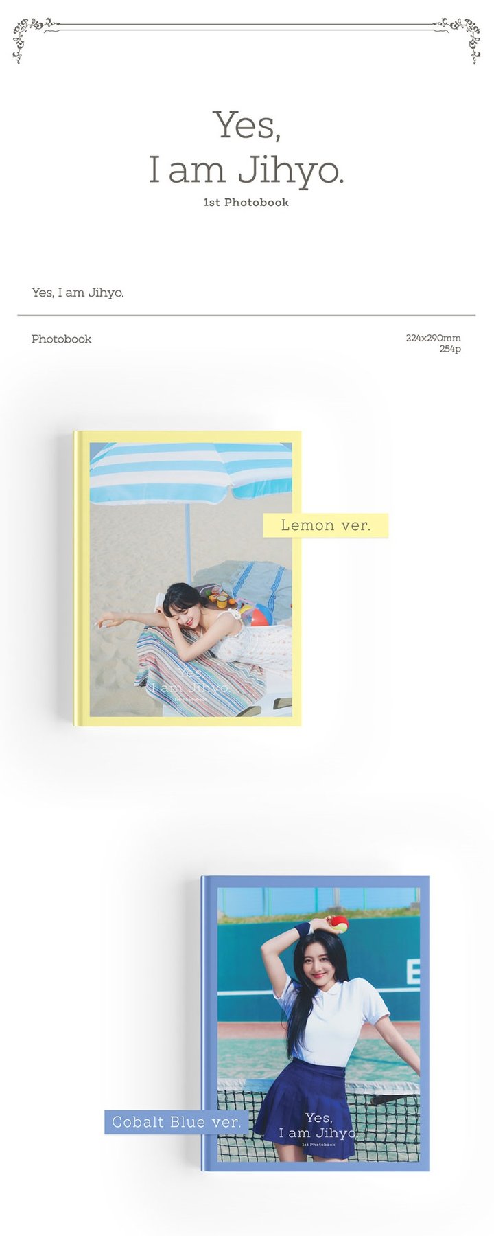 TWICE: JIHYO PHOTOBOOK - YES, I AM JIHYO