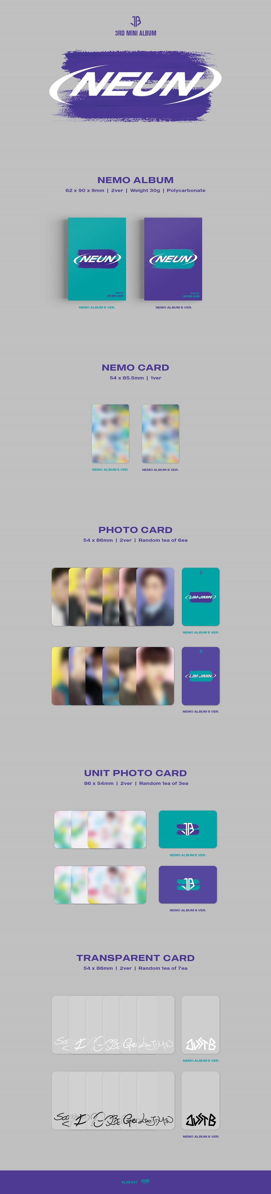 JUST B MINI ALBUM VOL. 3 - = (NEUN) (NEMO VERSION)