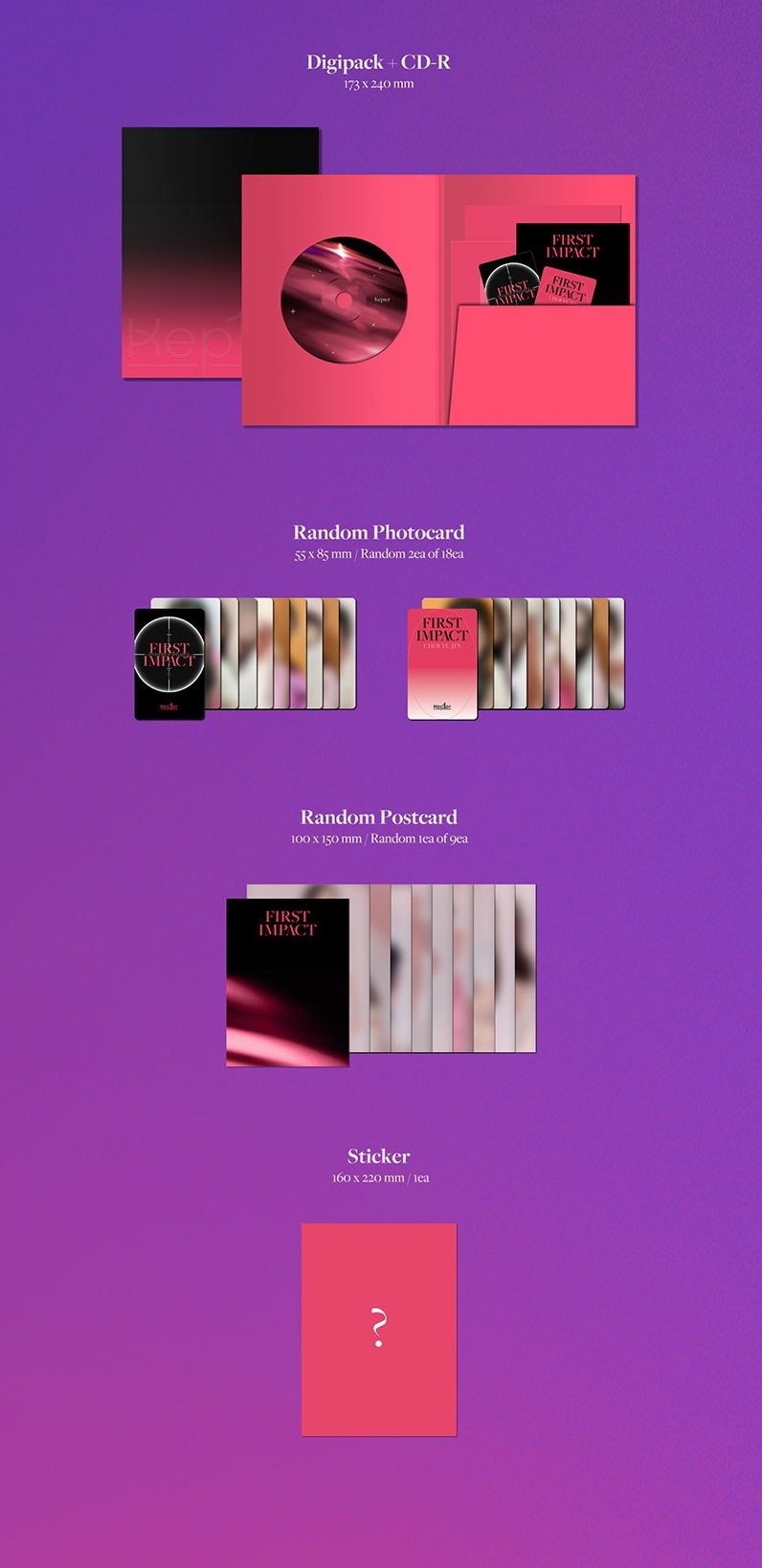 KEP1ER MINI ALBUM VOL. 1 - FIRST IMPACT