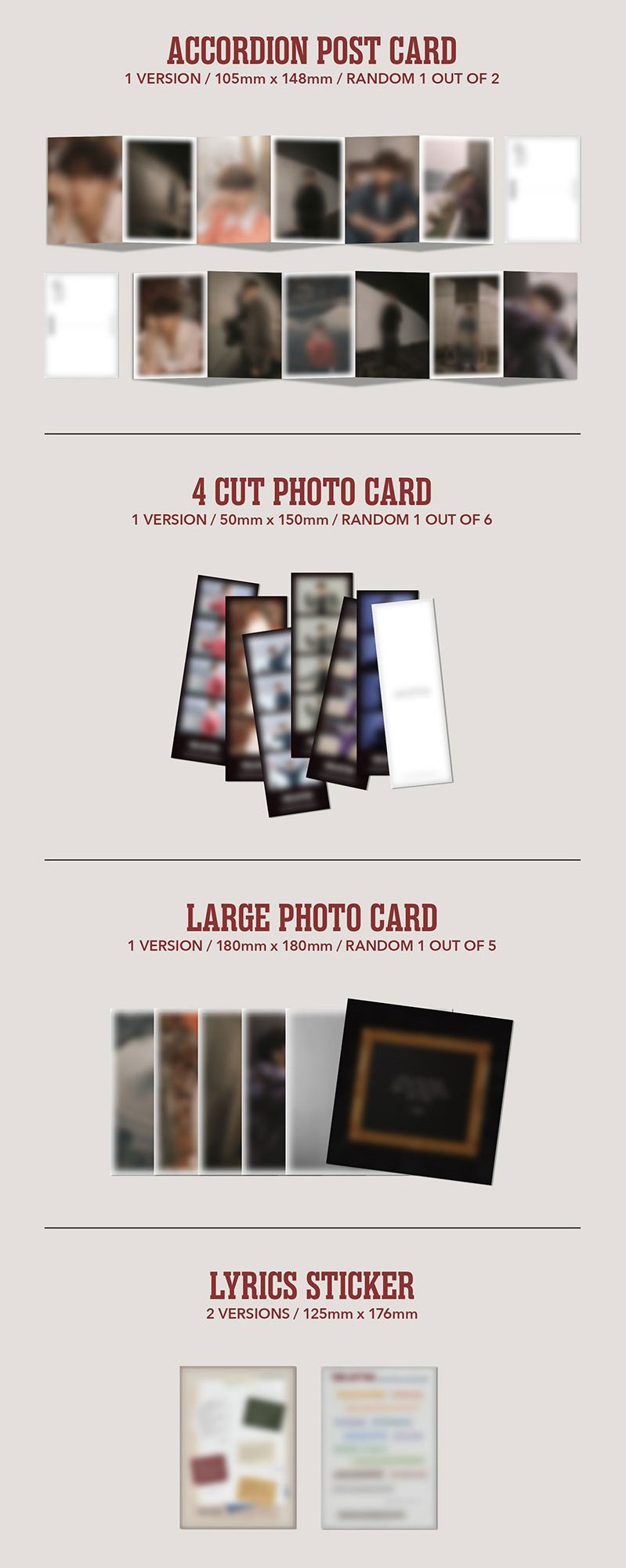 Kim Jae Hwan Mini Album Vol. 4 - THE LETTER